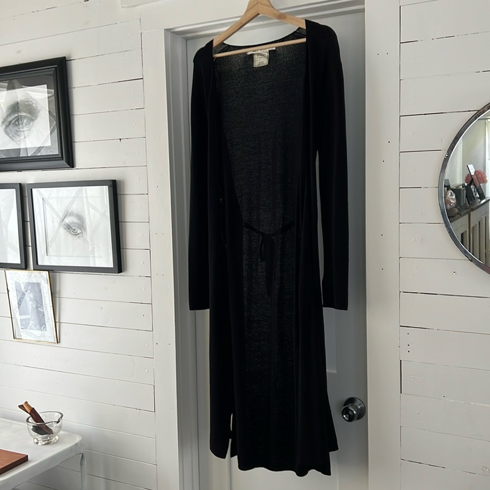 Max Studio long tie waist Cardigan